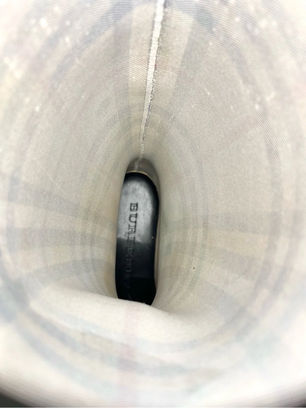 Burberry Check Rain Boots Size 37 / US 7 Waterproof